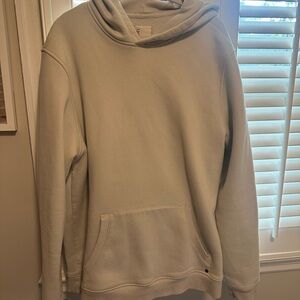 Vuori Men's Off-White Hoodie Sweater